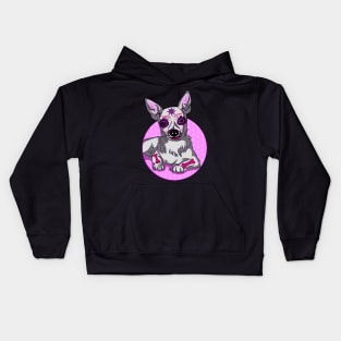 'Chihuahua Candy Skull' Awesome Skull Dog Gift Kids Hoodie